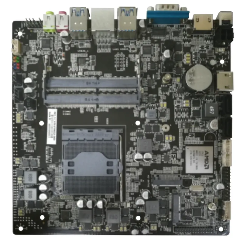 Материнская плата JWIPC JWA320I AM4, AMD A320, 2*SO-DDR4,1*M.2(2230),1*M.2(2242/2280),HDMI,COM,USB3.0, 2*SATA3.0, LVDS(30Pin 2.0mm), Thin Mini-ITX OEM