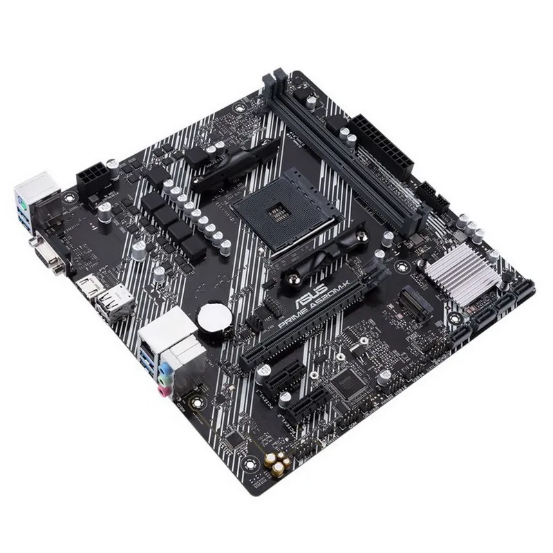 Материнская плата ASUS PRIME A520M-K AM4 mATX 2xDDR4 PCI-Ex16 2xPCI-Ex1 M.2 HDMI VGA GLAN {10}