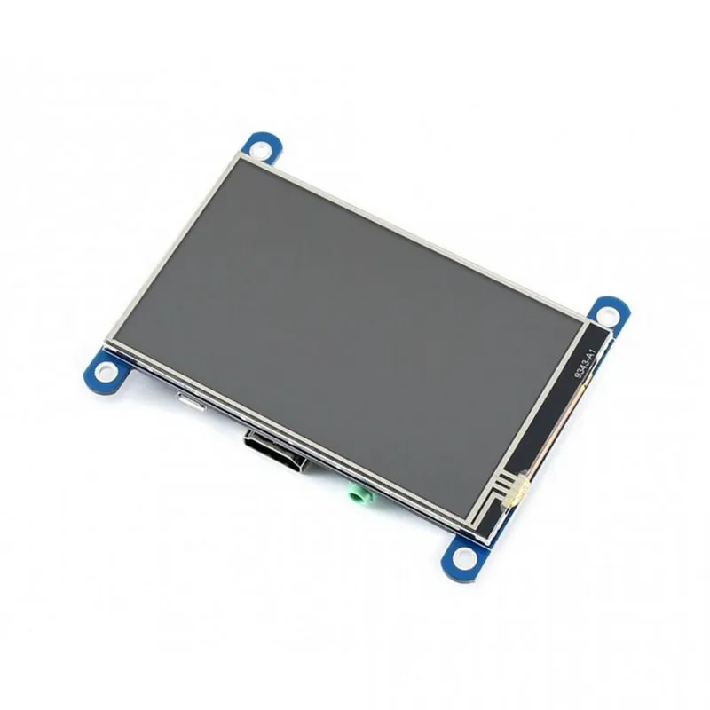 Модуль дисплея ACD18-RA613 Waveshare 4" резистивный сенсорный дисплей без корпуса, 800*480 IPS матрица, вход HDMI питание по USB, для Raspberry Pi 3 (WS16340)