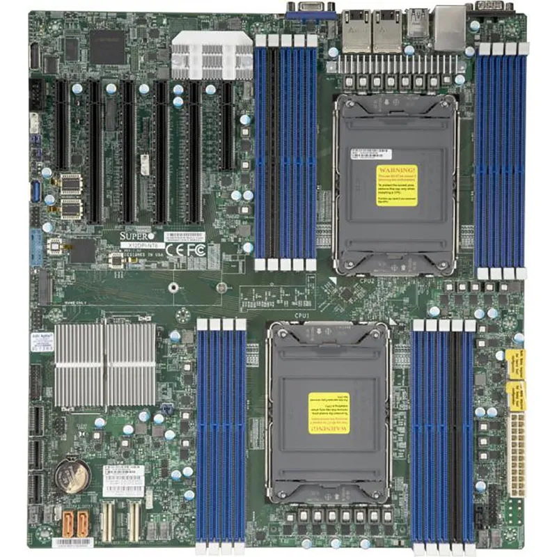 Supermicro Motherboard 2xCPU X12DPi-N6 3rd Gen Xeon Scalable TDP 270W/ 16xDIMM/14xSATA/ C621A RAID 0/1/5/10/ 2x1Gb/4xPCIex16, 2xPCIex8/M.2Bulk