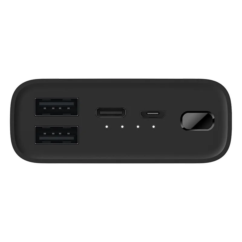 Мобильный аккумулятор Xiaomi Mi Power Bank 3 Ultra Compact 10000mAh 3A черный (BHR4412GL)