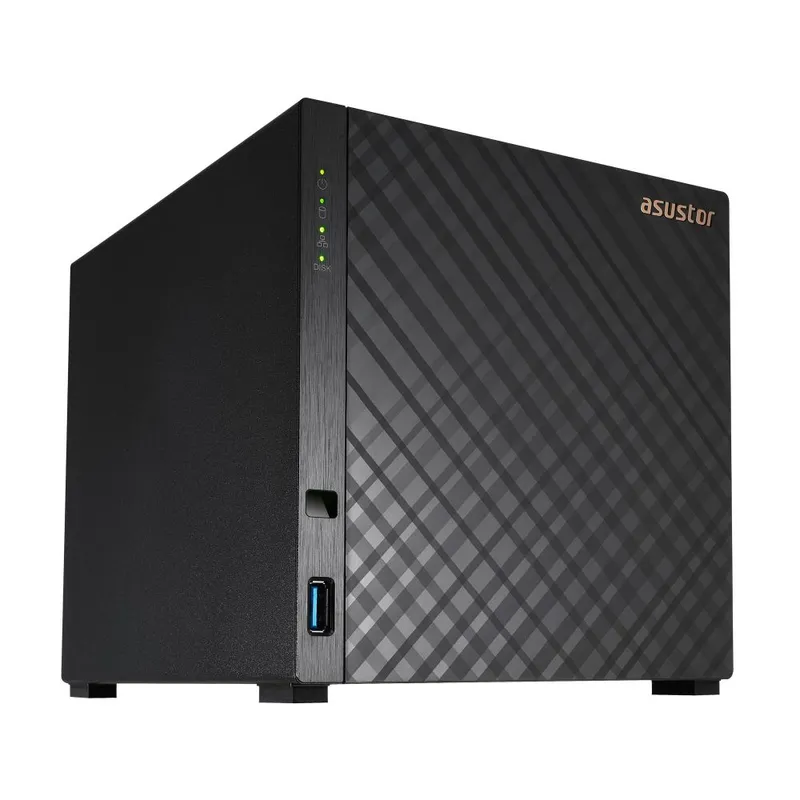 Платформа СХД ASUSTOR AS1104T 4 Bay (Max.12) 2.5GLAN 1GB DDR4 2xUSB (831326)
