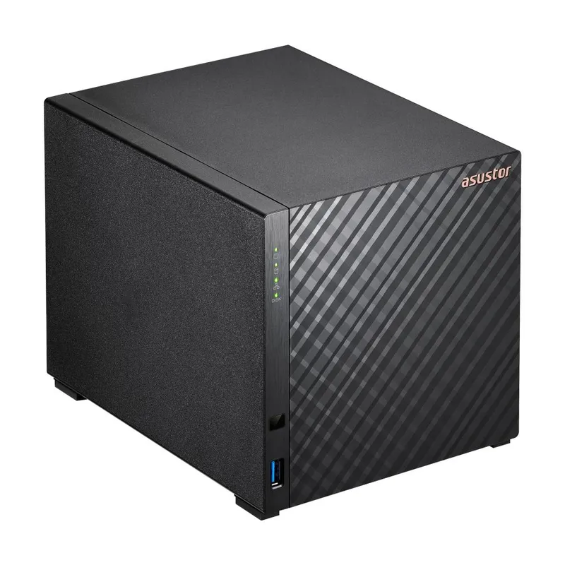 Платформа СХД ASUSTOR AS1104T 4 Bay (Max.12) 2.5GLAN 1GB DDR4 2xUSB (831326)