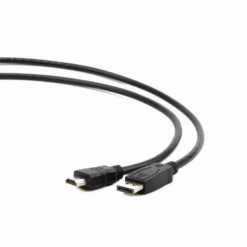 Кабель DisplayPort-HDMI Cablexpert CC-DP-HDMI-7.5M, 20M/19M, 7.5м, черный, экран, пакет