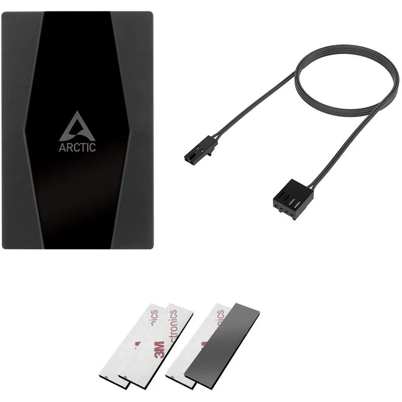 Аксессуары Arctic Cooling Хаб для 10 вентиляторов корпуса ПК Arctic Case Fan Hub 10 PWM Fan (ACFAN00175A) (702522)