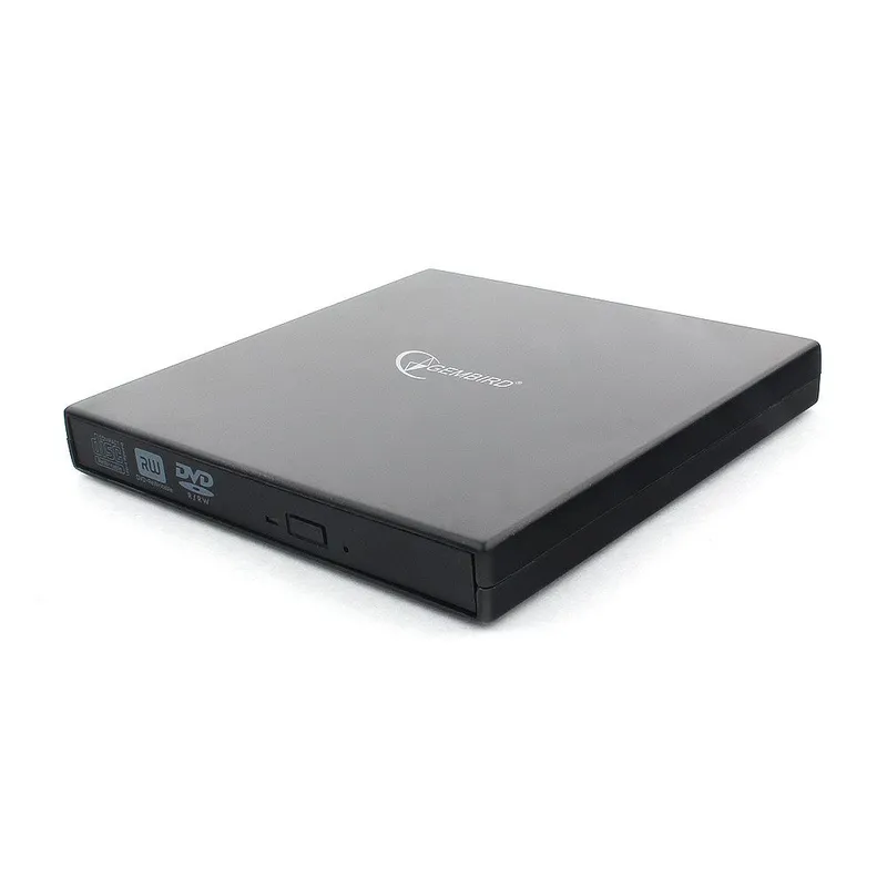 DVD±RW привод Gembird Внешний DVD-USB-02 USB 2.0 пластик, черный (099240)
