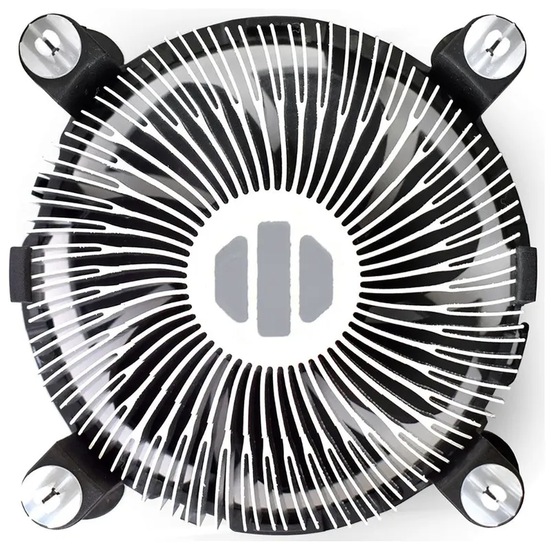 Вентилятор Exegate Кулер ExeGate EE97379 (Al, LGA775/1150/1151/1155/1156/1200, TDP 65W, Fan 92mm, 2400RPM, Hydro bearing, 4pin, 23db, 175г, на защелках, с термопастой, Retail box) (116481)