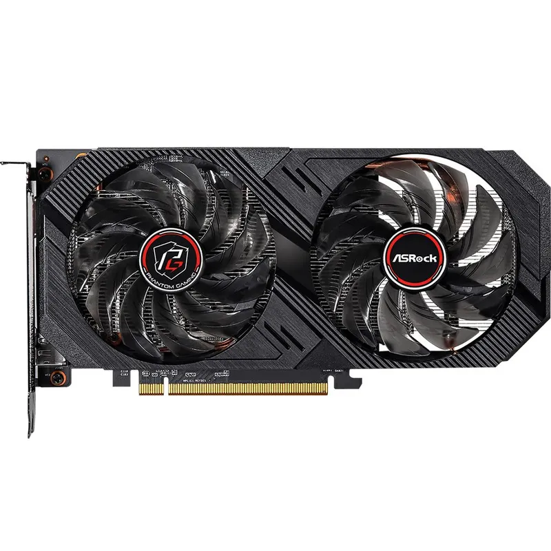 Видеокарта ASRock RX6500XT PHANTOM GAMING D OC 4GB GDDR6 64bit DP HDMI 2FAN RTL (936777)