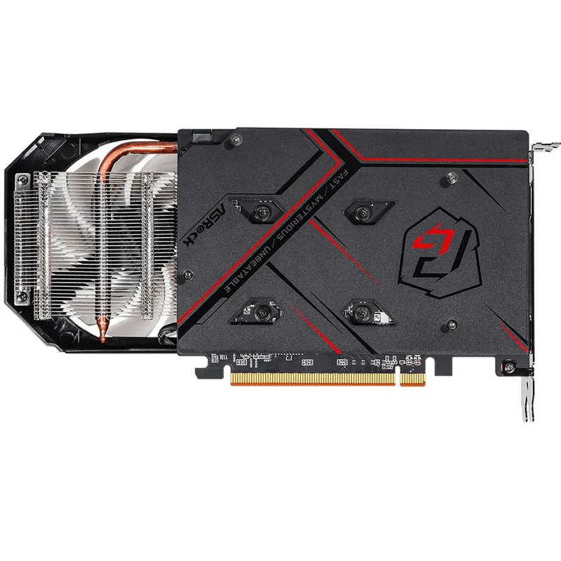 Видеокарта ASRock RX6500XT PHANTOM GAMING D OC 4GB GDDR6 64bit DP HDMI 2FAN RTL (936777)
