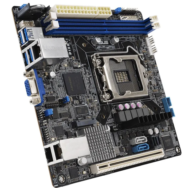 ASUS Motherboard P12R-I Mini-ITX,1xLGA1200,2x3200/2933/2666UDIMM(upto64GB),6xSATA3 6Gb/s p,1xM.2,1xPCIe Gen4 slot (1x16),3Y Wr
