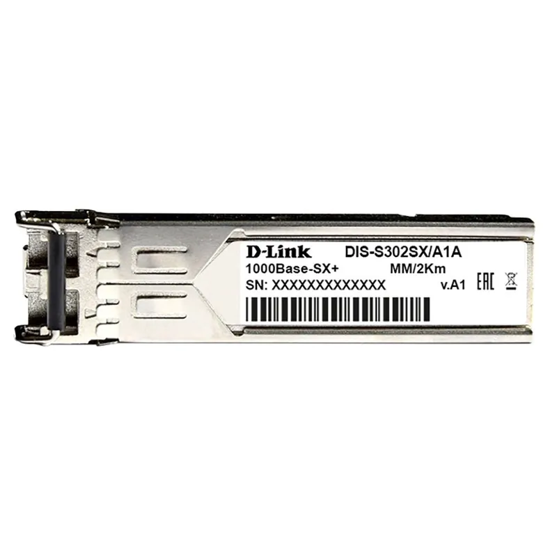 Трансивер D-Link S302SX/A1A Промышленный SFP-трансивер с 1 портом 1000Base-SX+ для многомодового оптического кабеля ( (до 2 км) (439476)