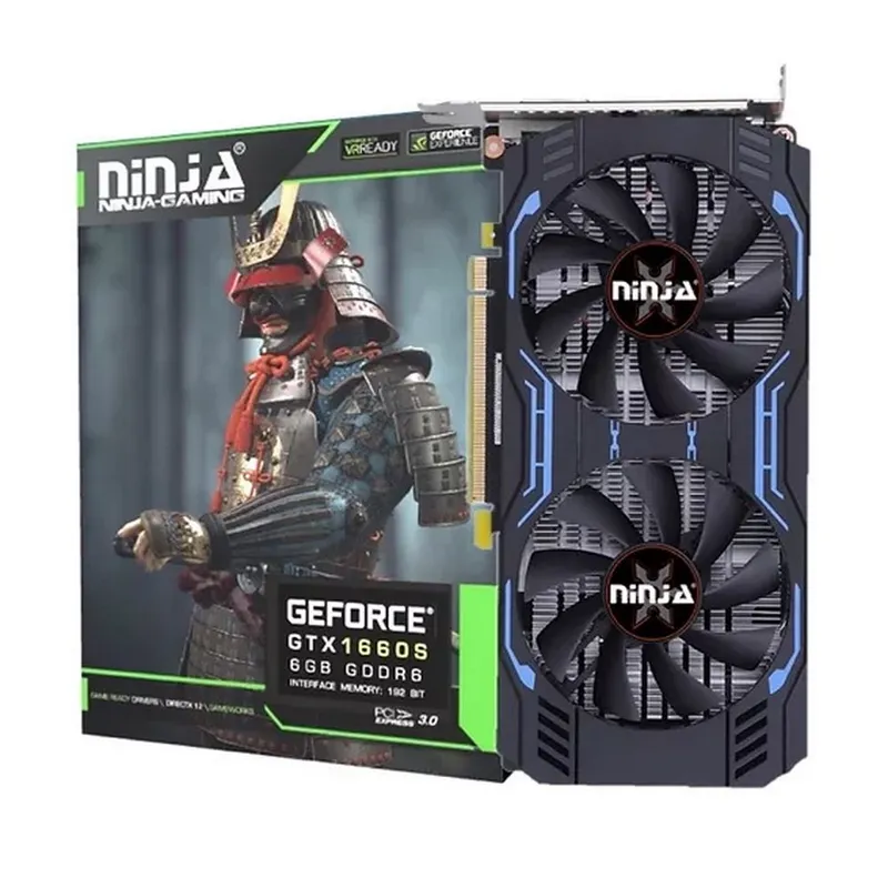 Видеокарта Ninja (Sinotex) GTX1660 SUPER 6GB 192bit GDDR6 DVI DP HDMI 2FAN RTL