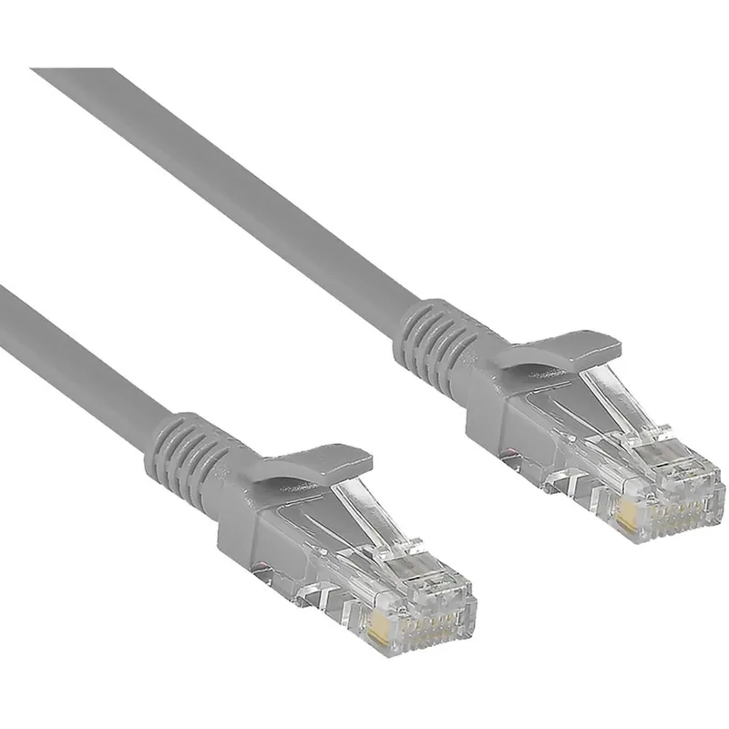 Кабель Exegate Патч-корд  UTP-RJ45-RJ45-5e-3M-GY, UTP, cat.5e, 3м, серый