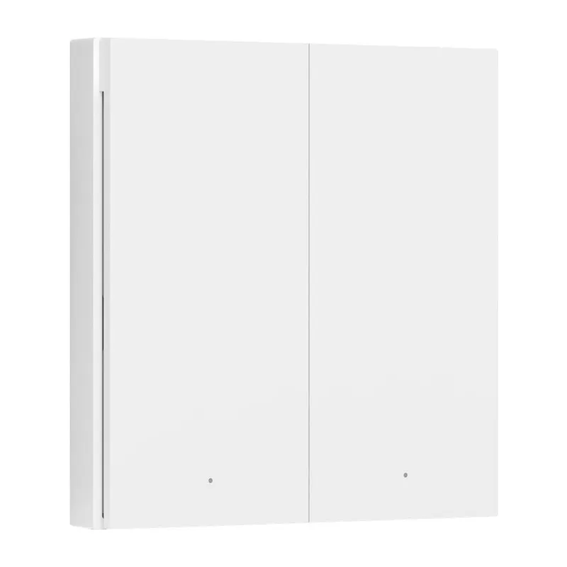 Умный выключатель Aqara Wireless Remote Switch H1 2-хкл. белый (WRS-R02)