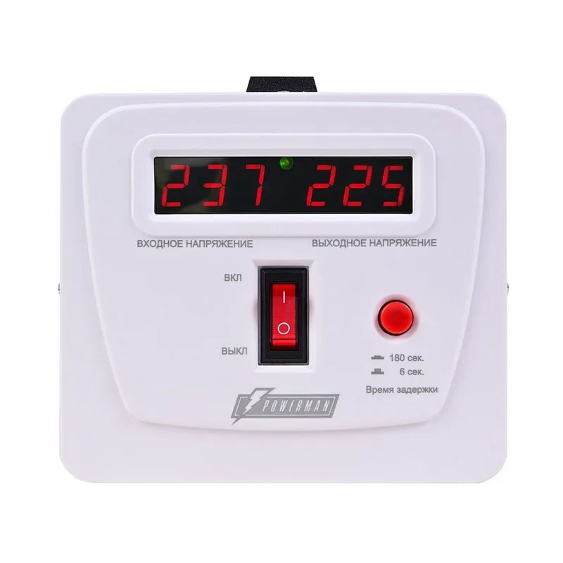 Стабилизатор напряжения PowerMan AVS 1000 E 