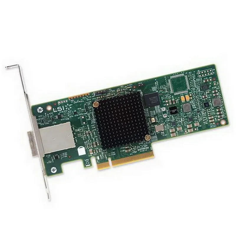 HBA-адаптер Broadcom 9300-8E SGL (LSI00343 / H5-25460-00 / H3-25460-00H)  PCIe 3.0 x8 LP, SAS/SATA 12G HBA, 8port(2*ext SFF8644), 3008 IOC RTL {5}