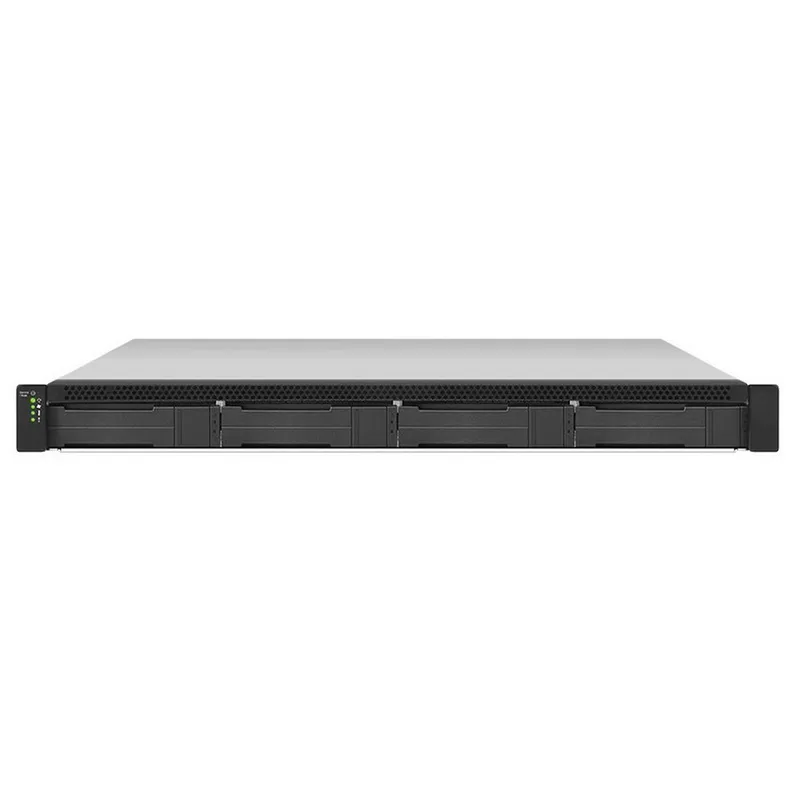 Infortrend EonStor GSe Pro 1000 1U/4bay Single controller, 4x1G iSCSI, 2xUSB 3.0, 2xUSB 2.0, 1x4GB, 2x(PSU+FAN), 4x drive trays(only supports SATA) and 1xRM kit (GSePro 1004RP-C)