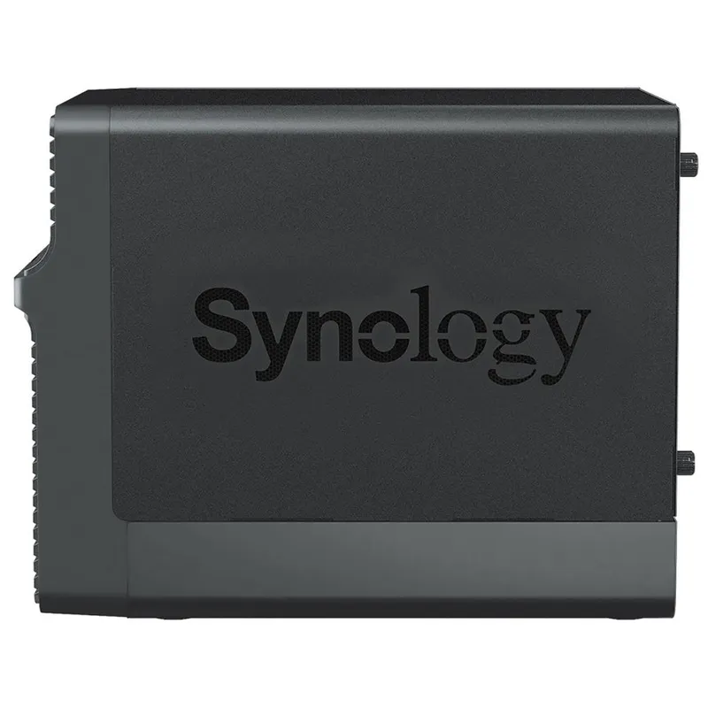 Система хранения данных Synology QC1,1GhzCPU/2GB/RAID0,1,10,5,6/up to 4HDDs SATA(3,5' or 2,5')/2xUSB3.2/2GigEth/iSCSI/2xIPcam(up to 30)/1xPS/1YW repl DS418
