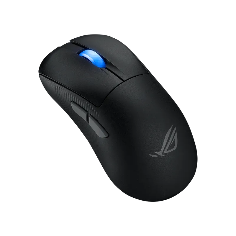 ASUS ROG KERIS II WIRELESS ACE, 54g, 2.4GHz RF, Bluetooth, 42K DPI Sensor, 5 Programmable Buttons, Black