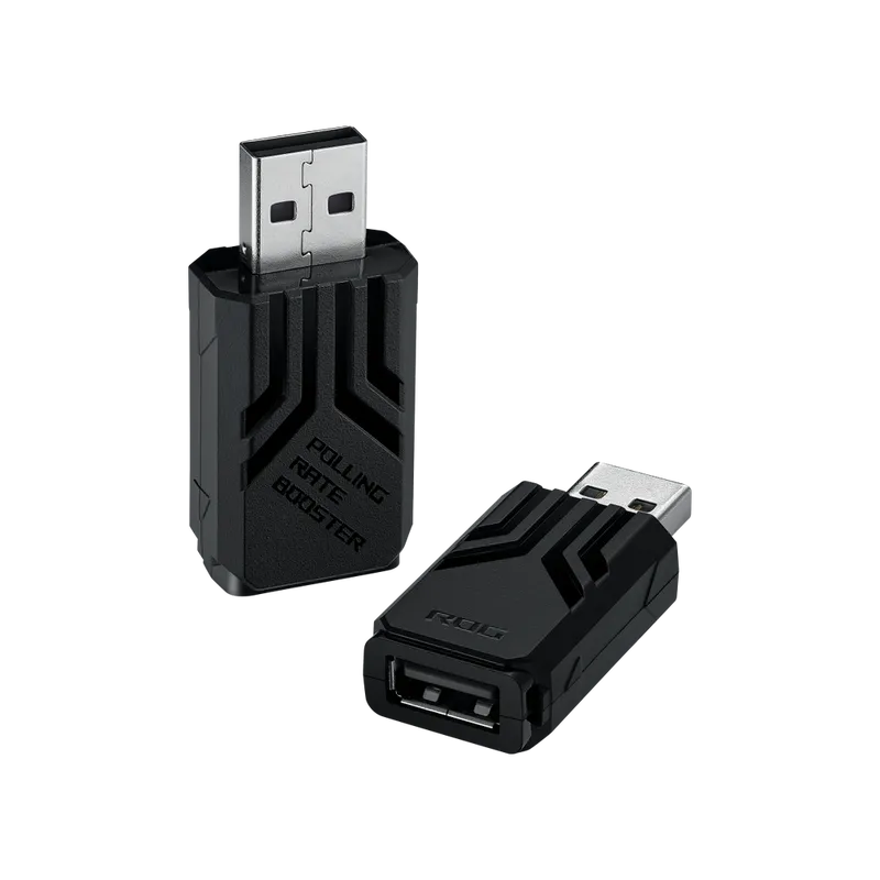 ASUS ROG KERIS II WIRELESS ACE, 54g, 2.4GHz RF, Bluetooth, 42K DPI Sensor, 5 Programmable Buttons, Black