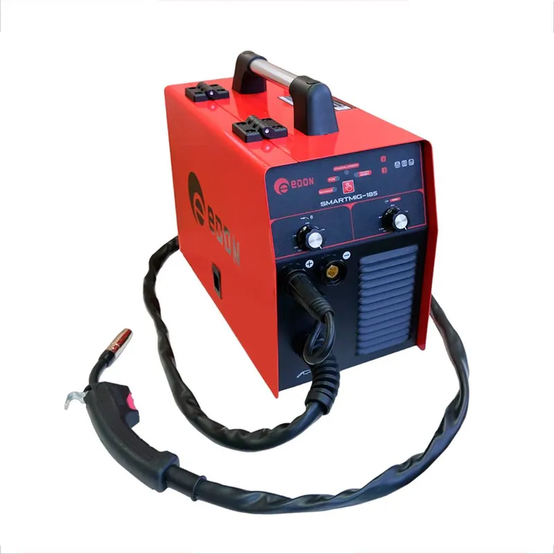  Сварочный аппарат полуавтоматический Edon ПрофиMIG-185 MIG 6,9кВт 20-185А, MMA 7,9кВт 20-185А, раб.цикл 60%, КПД 85%, диаметр: электроды 2-4мм, проволока 0,8-1мм