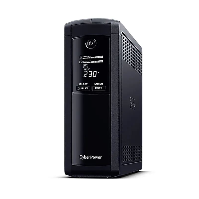 Источник бесперебойного питания Cyberpower VP1200ELCD Line-Interactive 1200VA/720W USB/RS-232/RJ11/45  (4 + 1 EURO)