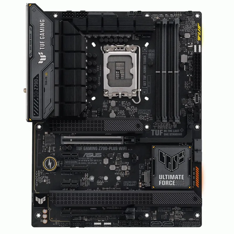 Материнская плата ASUS TUF GAMING Z790-PLUS WIFI LGA1700 ATX 4xDDR5 2xPCIEx16 PCIEx4 2xPCIEx1 4xM.2 2xUSB-C DP HDMI 2.5GLAN Wi-Fi 6Е
