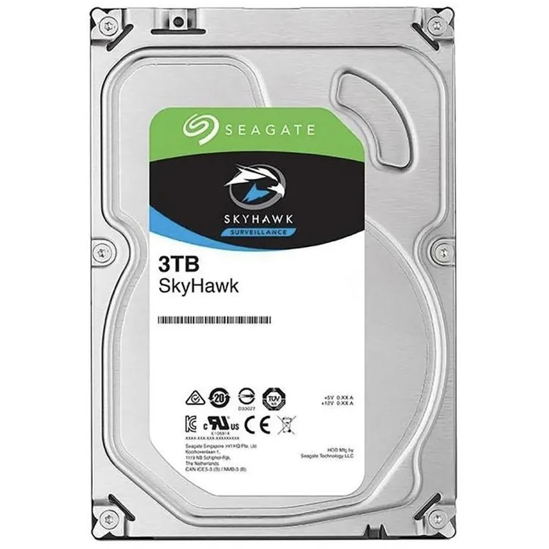 Жесткий диск Seagate SkyHawk Surveillance ST3000VX009 3TB 3.5" SATA 6Gb/s, 5900rpm, 256MB, 24x7, Bulk {25} (002929)