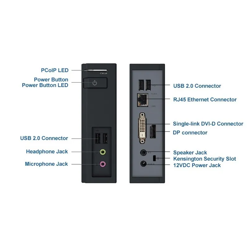 Нулевой клиент Leadtek TERA2321 (293C) 3293C010102 4USB, RJ45,DVIx1+DPx1