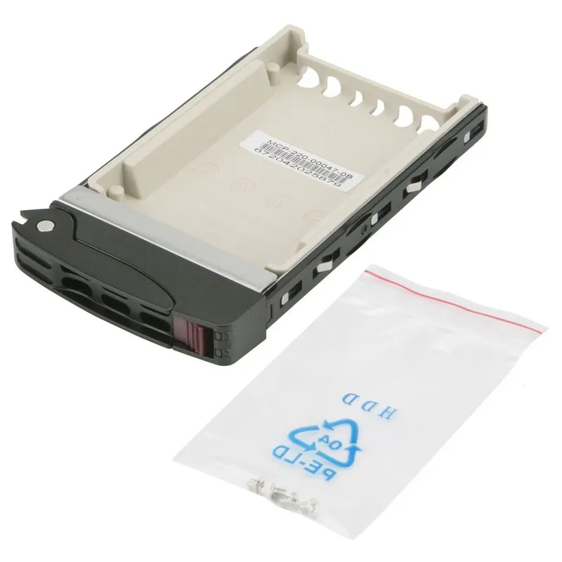 Комплектующие корпусов SuperMicro MCP-220-00047-0B 2.5" HDD/SSD Tray  Hot-Swappable  Lightpipes to Support LED Indicators