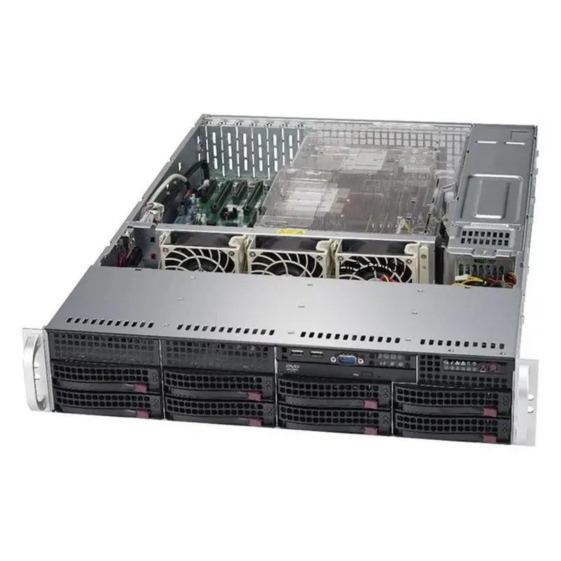 Supermicro SuperServer 2U 6029P-TRT noCPU(2)2nd Gen Xeon Scalable/TDP 70-205W/ no DIMM(16)/ SATARAID HDD(8)LFF/ 2x10GbE/ 6xLP, M2/ 2x1000W