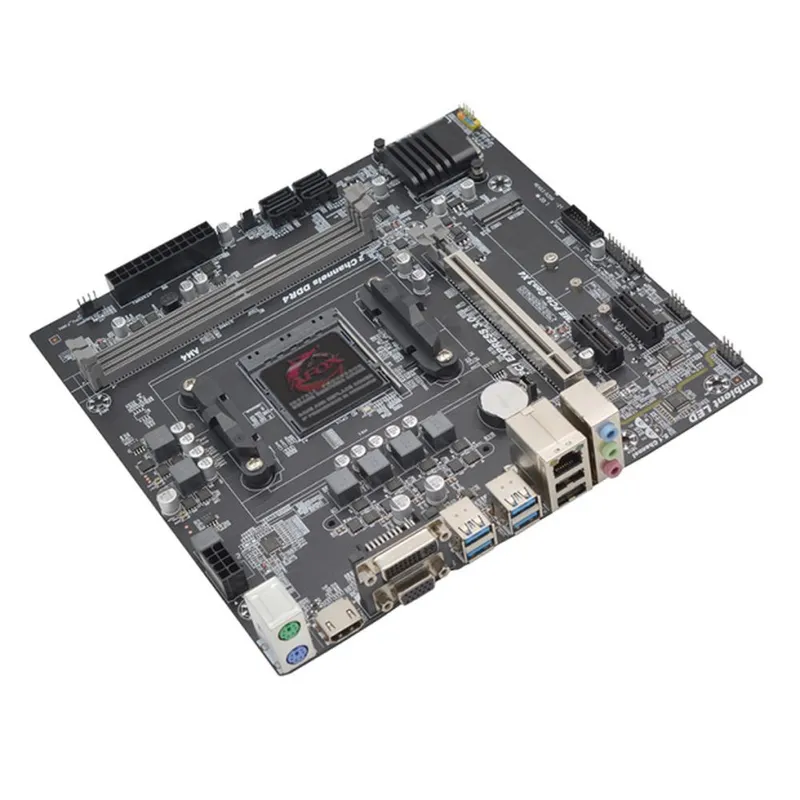 Материнская плата Afox B450D4-MA-V4 AM4 mATX 2хDDR4 PCIEx16 2xPCIEx1 M.2 HDMI VGA 