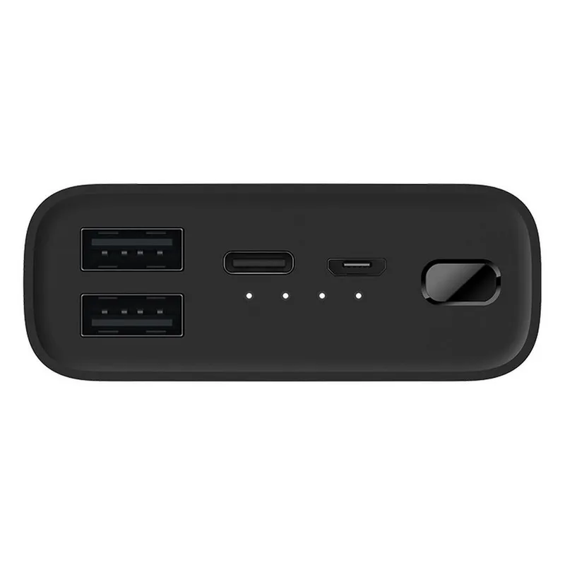 Мобильный аккумулятор Xiaomi Mi Power Bank 3 Ultra Compact 10000mAh 3A черный (BHR4412GL)