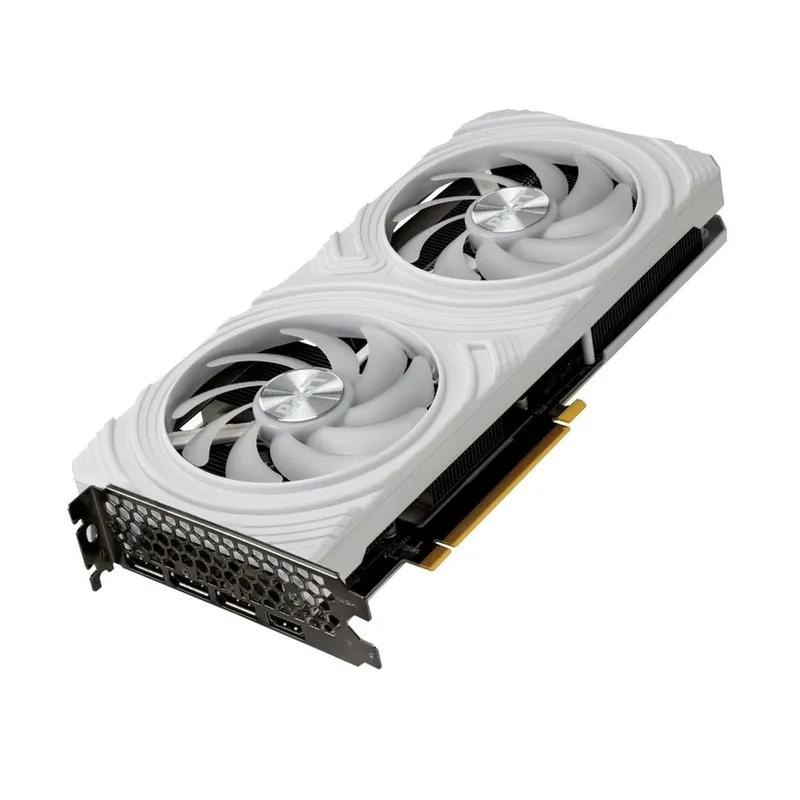 Видеокарта Palit RTX4070 DUAL WHITE OC 12GB GDDR6 192bit 3xDP HDMI 2FAN RTL