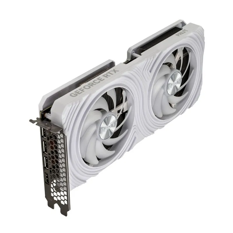 Видеокарта Palit RTX4070 DUAL WHITE OC 12GB GDDR6 192bit 3xDP HDMI 2FAN RTL