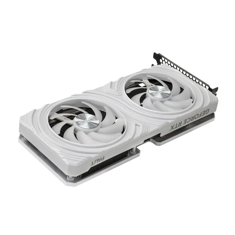 Видеокарта Palit RTX4070 DUAL WHITE OC 12GB GDDR6 192bit 3xDP HDMI 2FAN RTL