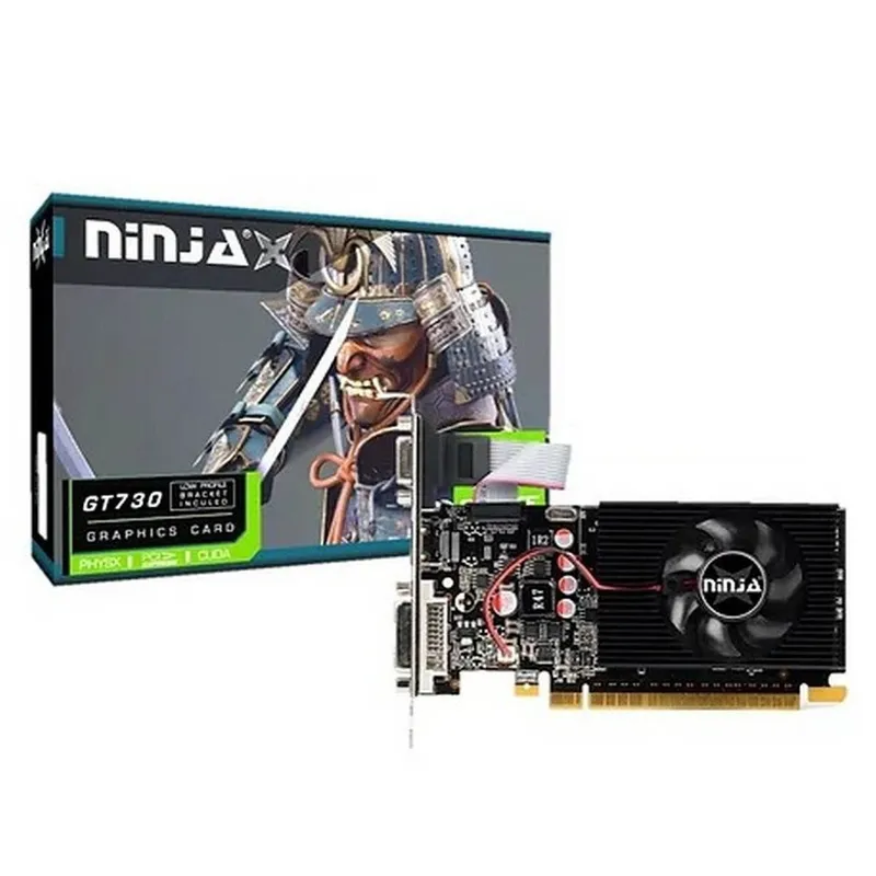 Видеокарта Ninja (Sinotex) GT730 1GB DDR3 128bit VGA DVI HDMI 1FAN RTL