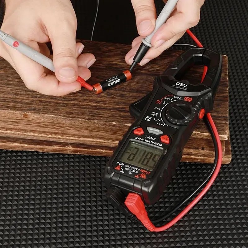  Токоизмерительные клещи цифровые Deli DL334204 