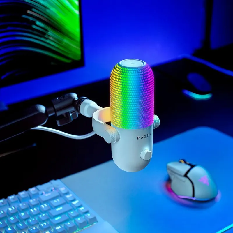Микрофон Razer Seiren V3 Chroma White Edition