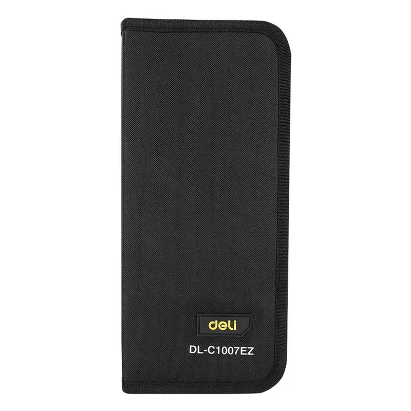  Набор электрика Deli DL-C1007E-Z (мультиметр, токовые клещи, индикаторная отвертка, стриппер, ножницы, нож, изолента, батарейки, чехол)