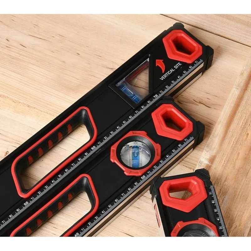 Строительный уровень Deli DL290400K  400мм, зеркальный глазок, двухсторонняя фрезеровка