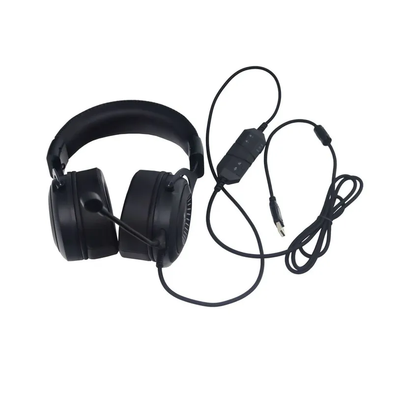 Наушники Raskat Strike 3U (50мм, 32Ом, 114±3дБ, 20-20000Гц, микрофон, USB 2м, подсветка)