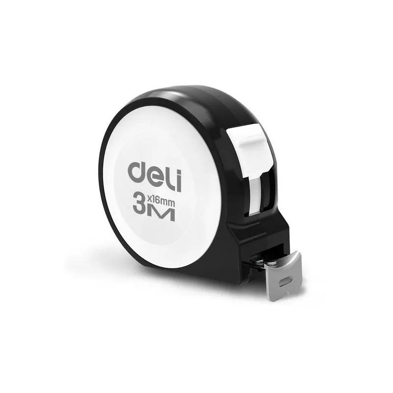  Рулетка "Home Series White" Deli H8003A 3м х 16мм, эксклюзивный дизайн