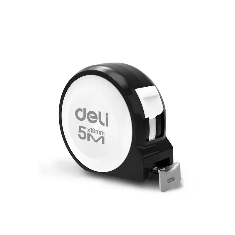  Рулетка "Home Series White" Deli H8005A 5м х 19мм, эксклюзивный дизайн