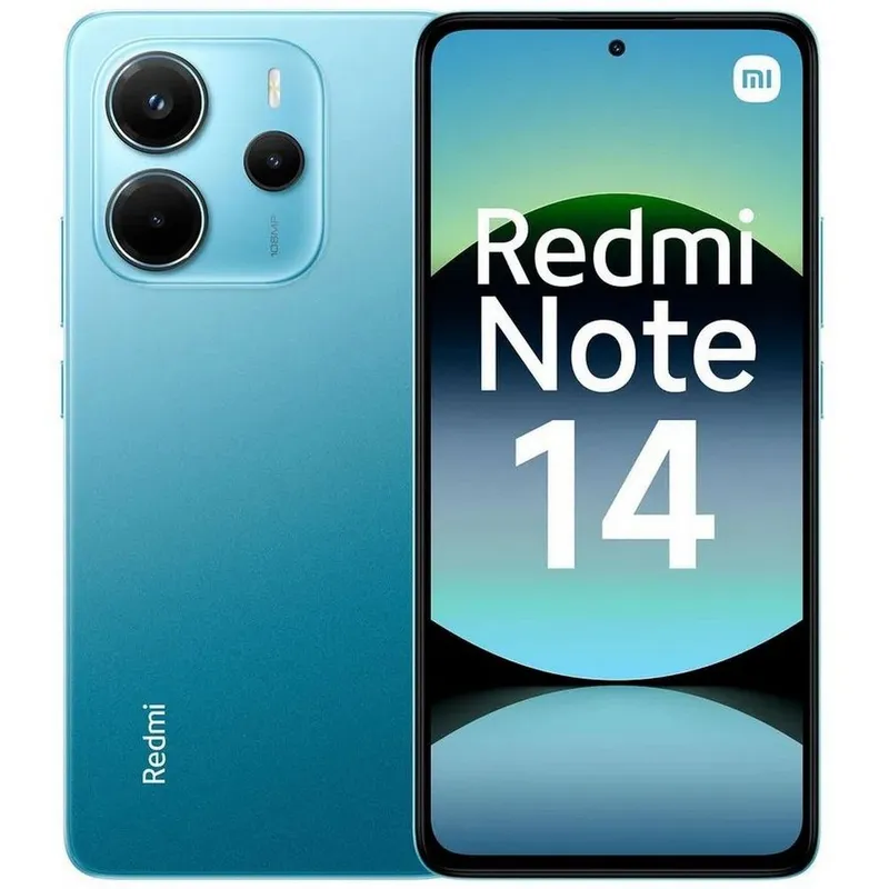 Смартфон Redmi Note 14 6+128Gb голубой (MZB0IZGRU)  (MZB0IZGRU)