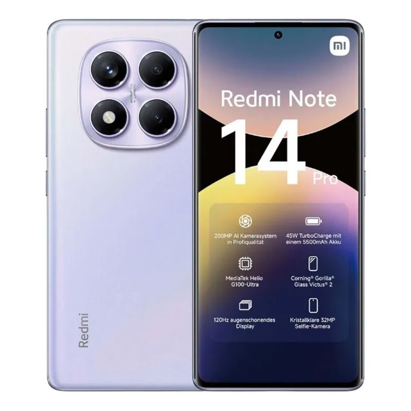 Смартфон Redmi Note 14 Pro 12+256Gb фиолетовый (MZB0IVWRU) (MZB0IVWRU)