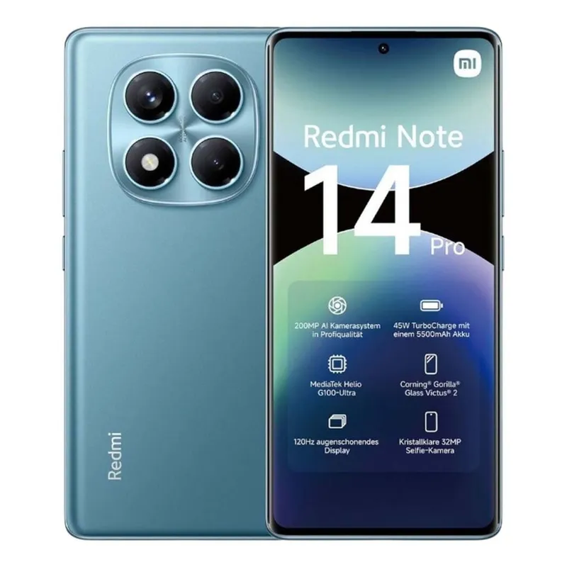 Смартфон Redmi Note 14 Pro 12+512Gb голубой (MZB0IW0RU) (MZB0IW0RU)