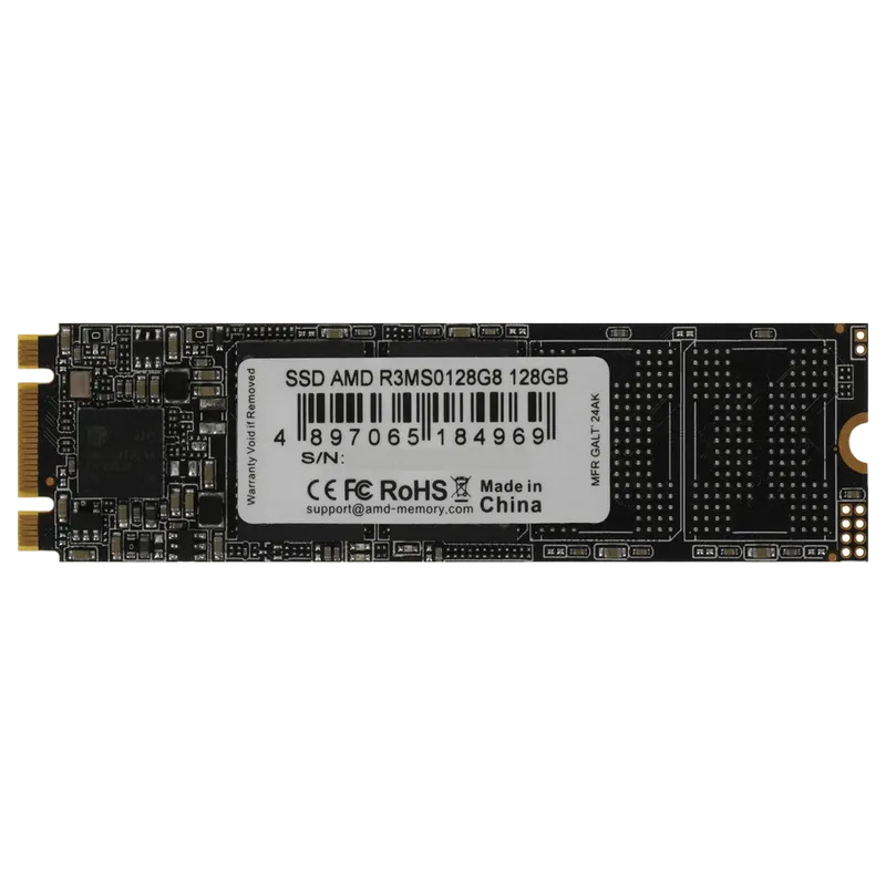 Твердотельный накопитель SSD AMD Radeon M2.2280 128GB R3 Series 