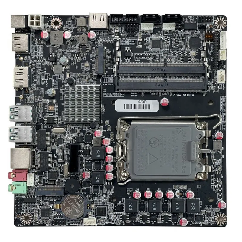 Платформа моноблока Prittec X24-Prittec H610 MB/WiFi+Bt/5M Camera/HDMI+DP/USB 3+Type C+SD/Regular stand/White/120W