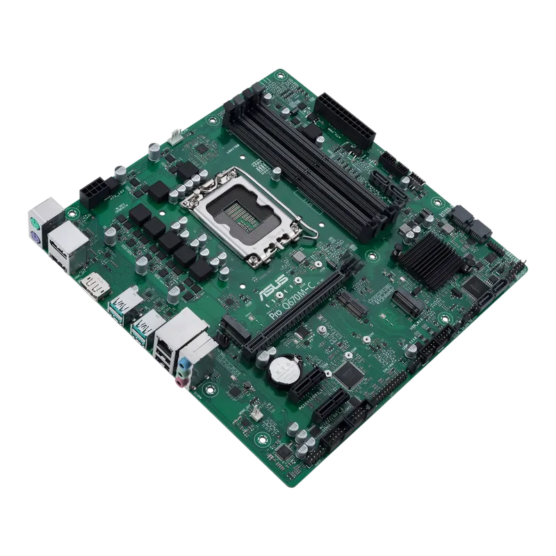 Материнская плата ASUS PRO Q670M-C-CSM LGA1700 mATX 4xDDR5 PCIEx16 2xPCIEx1 1xM.2 2xDP HDMI GLAN 